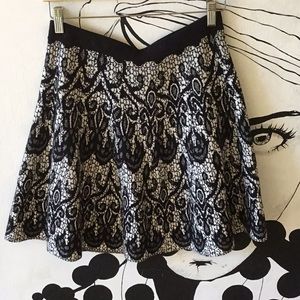 Knit A-line Skirt